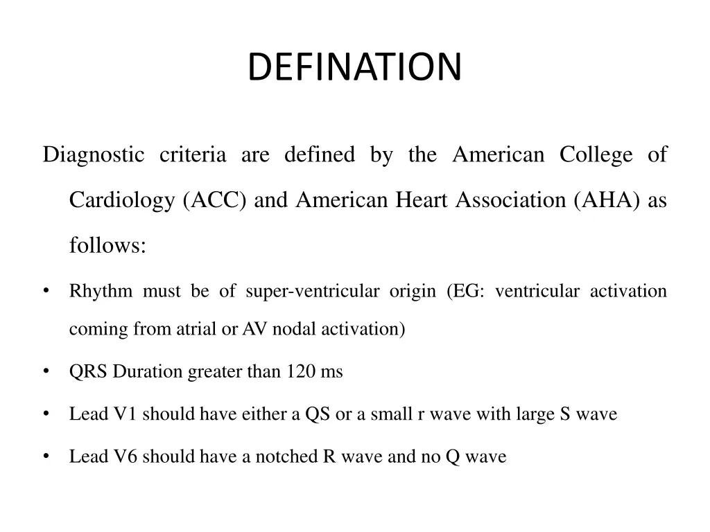 defination