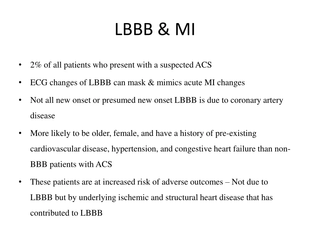 lbbb mi