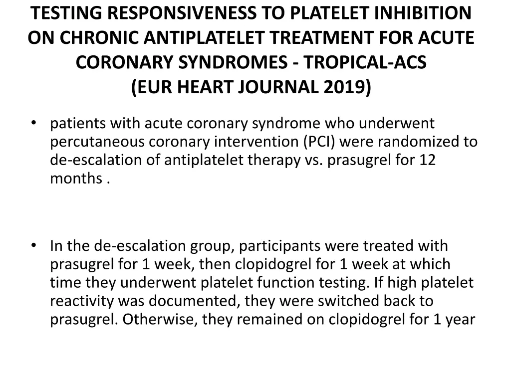 testing responsiveness to platelet inhibition