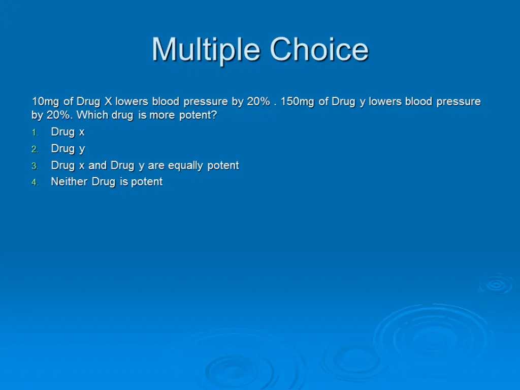 multiple choice