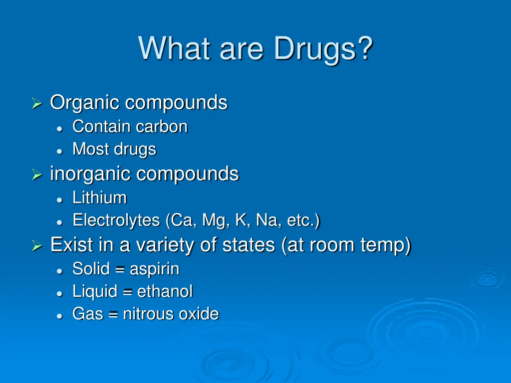 what are drugs