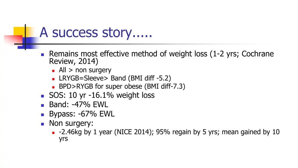 a success story