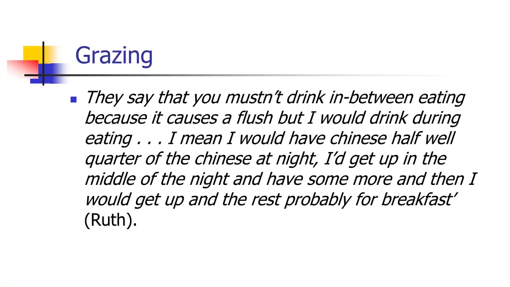 grazing