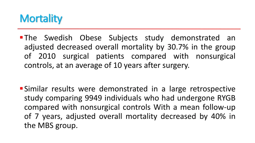 mortality mortality