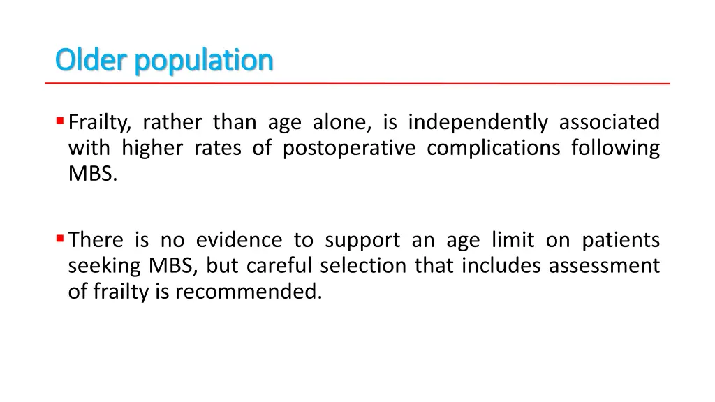 older population older population 1