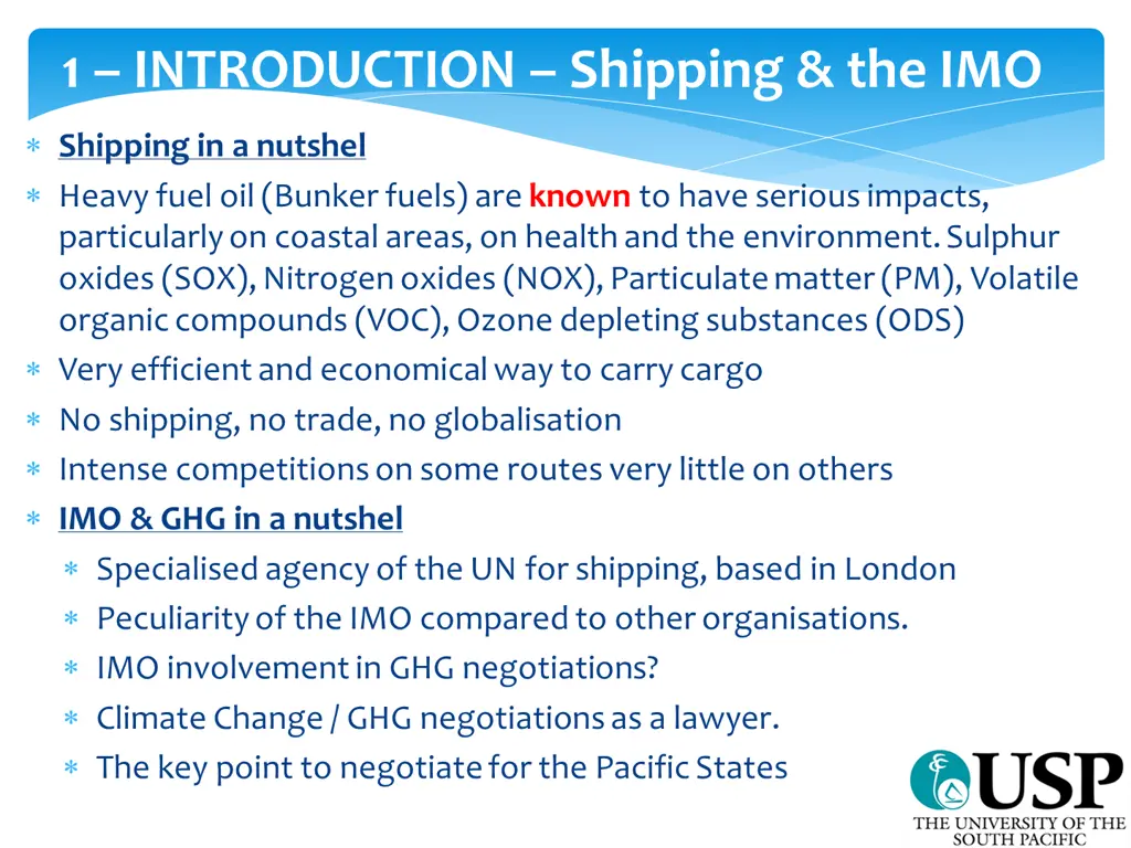 1 introduction shipping the imo