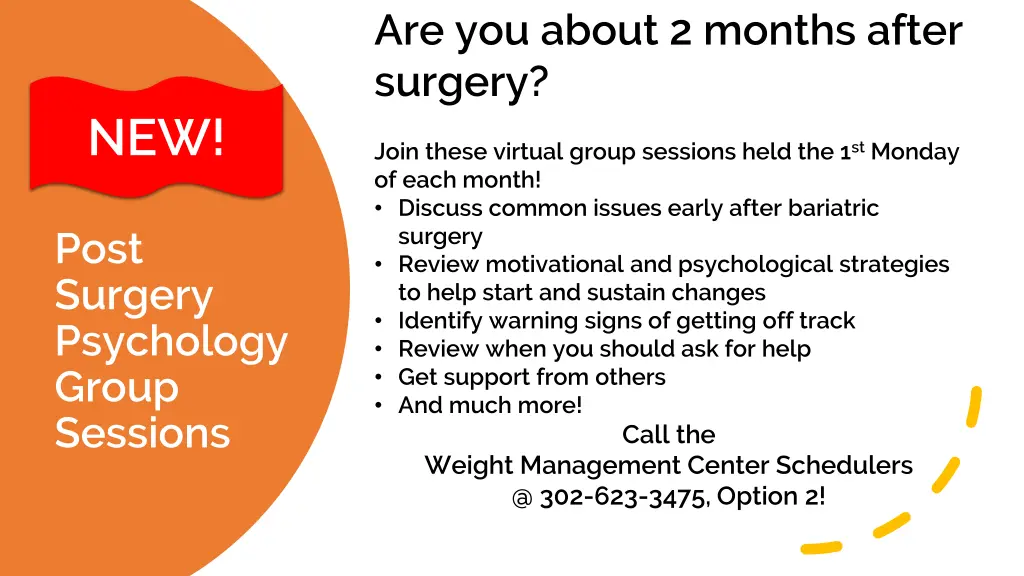 are you about 2 months after surgery
