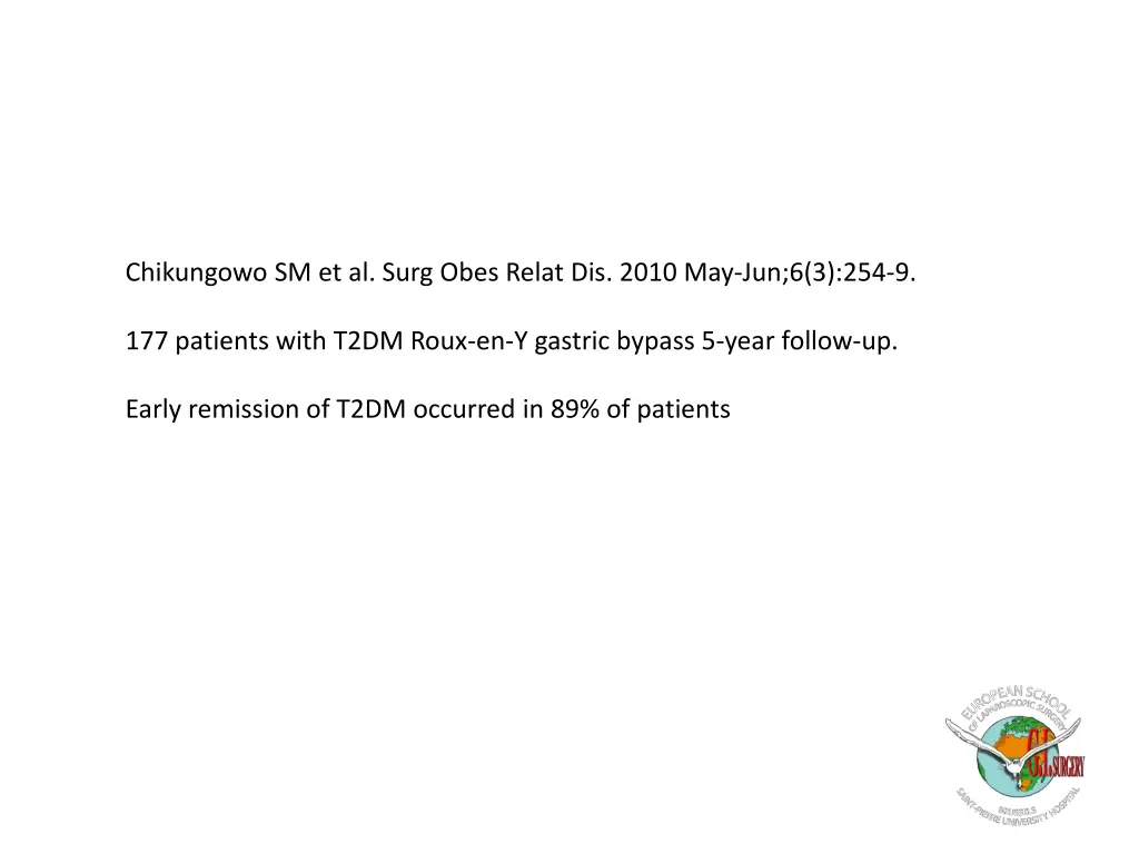 chikungowo sm et al surg obes relat dis 2010