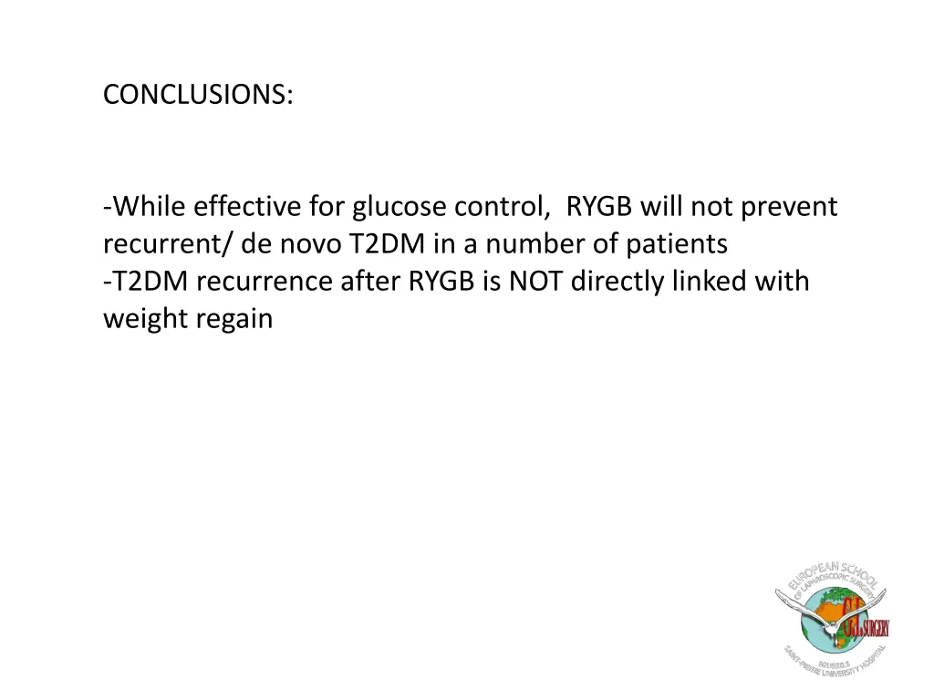 conclusions