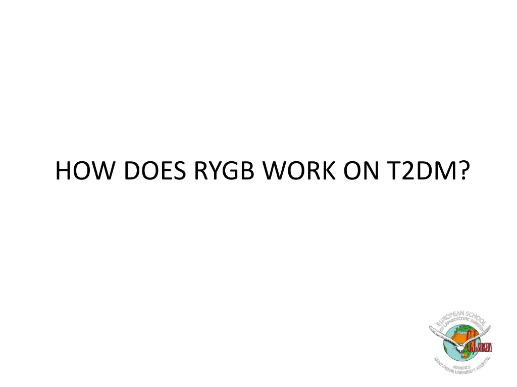 how does rygb work on t2dm