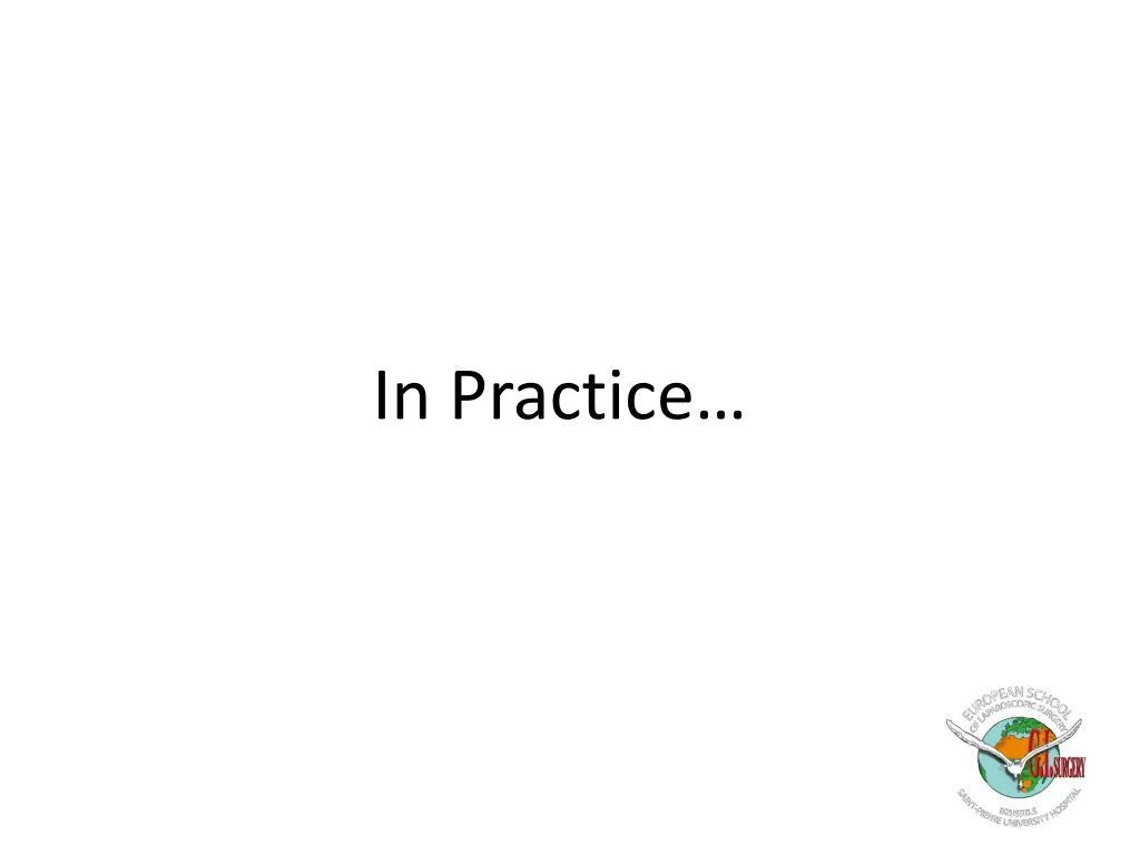in practice