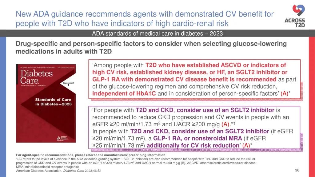 new ada guidance recommends agents with