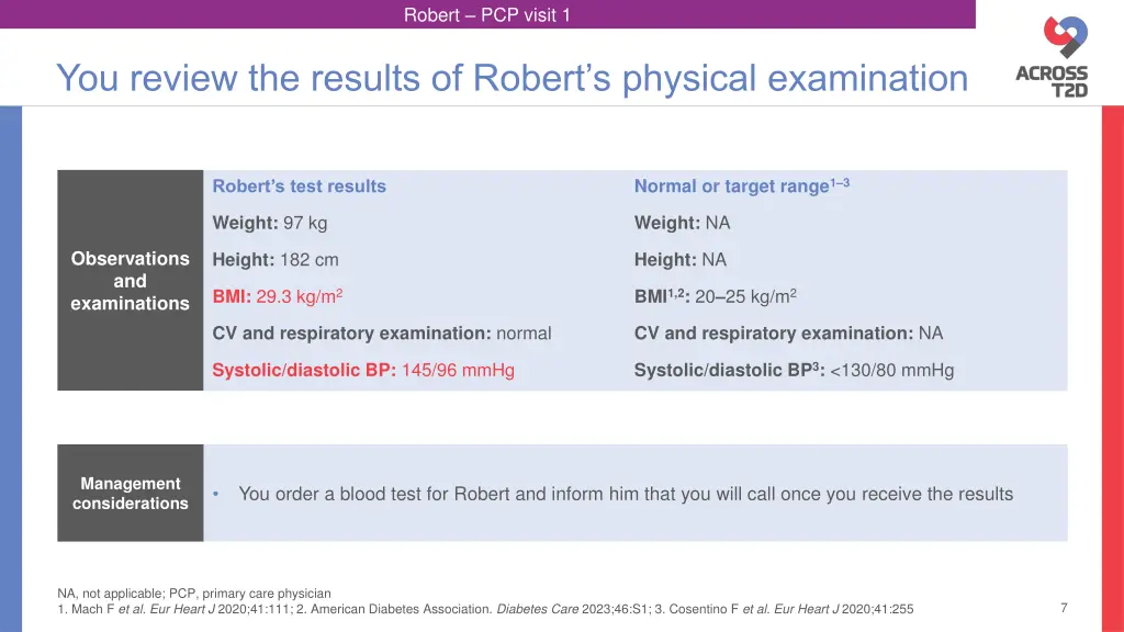 robert pcp visit 1 2