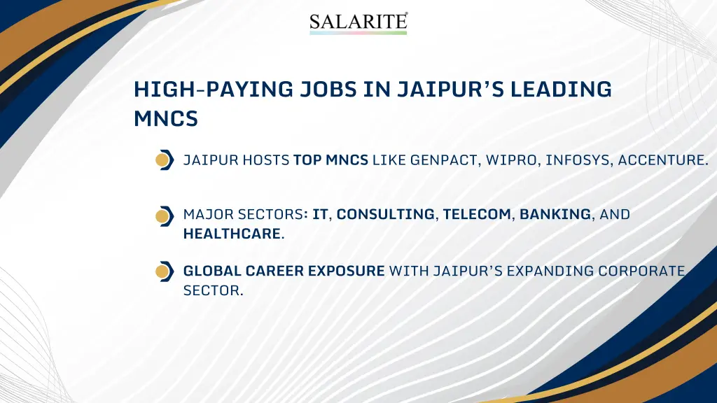 high paying jobs in jaipur s leading mncs