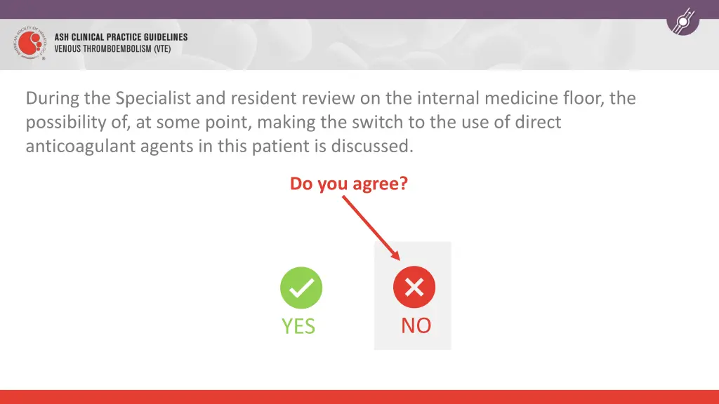 during the specialist and resident review
