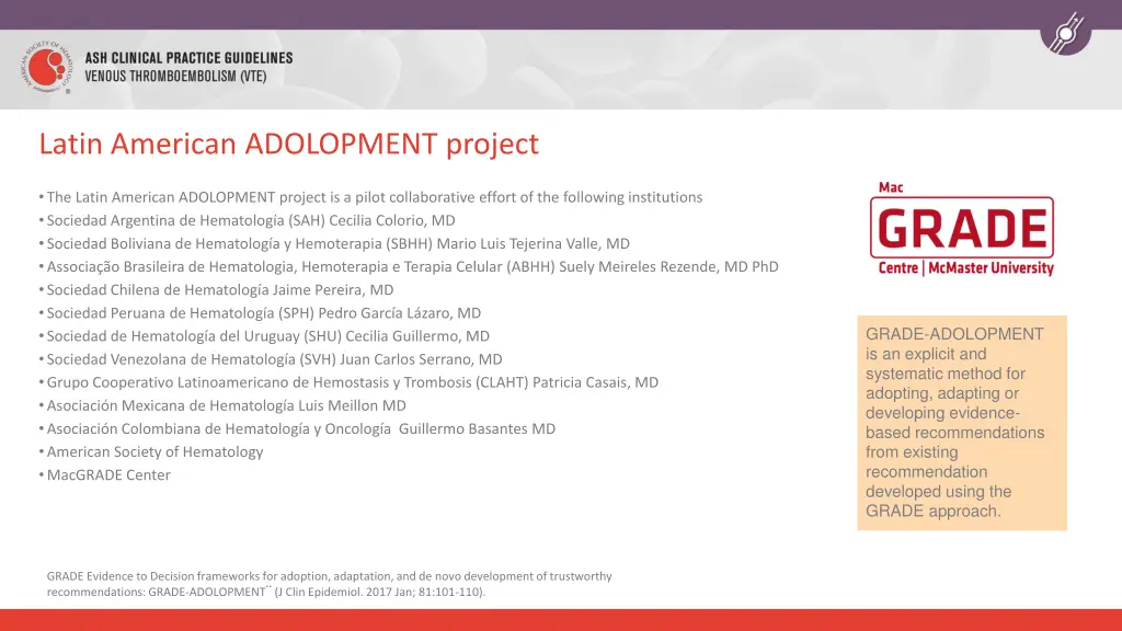 latin american adolopment project