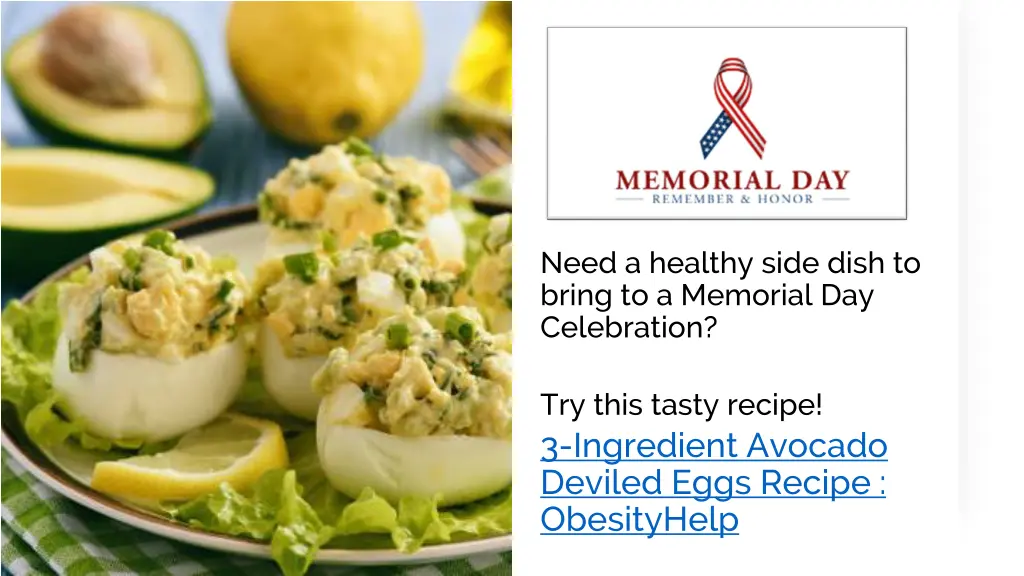 need a healthy side dish to bring to a memorial