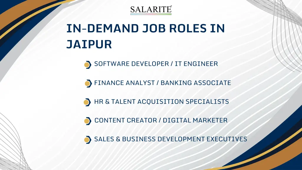 in demand job roles in jaipur