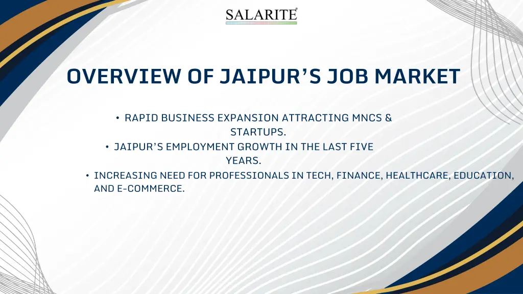 overview of jaipur s job market