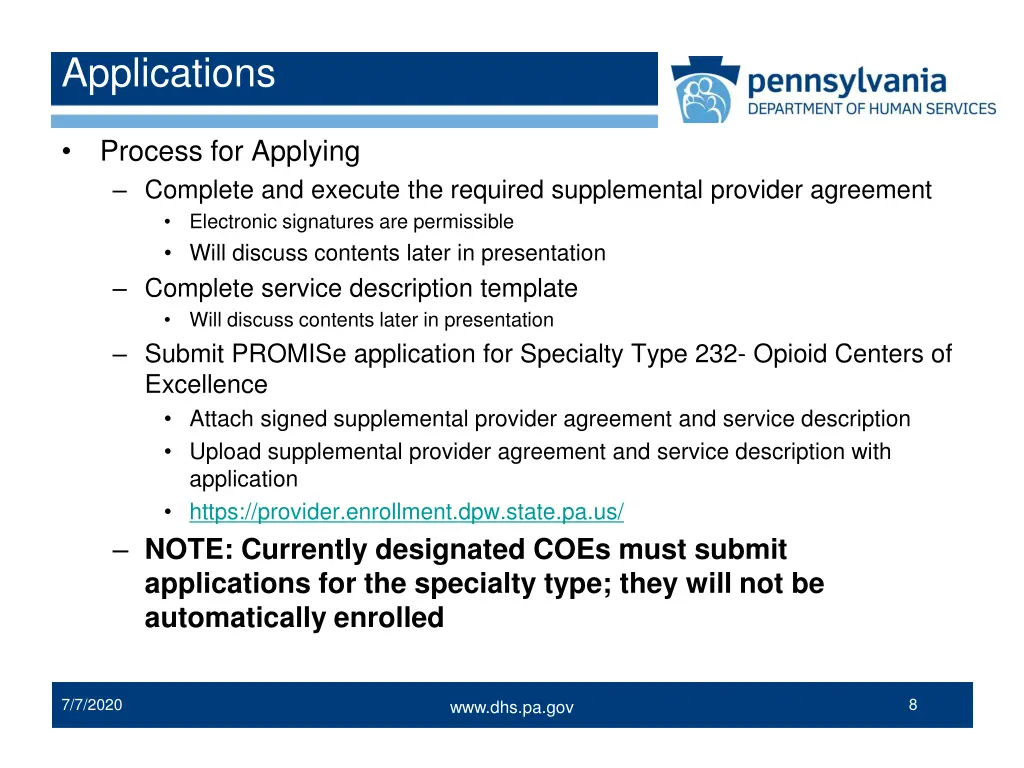 applications