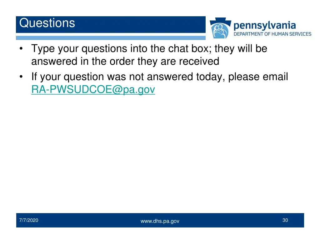 questions