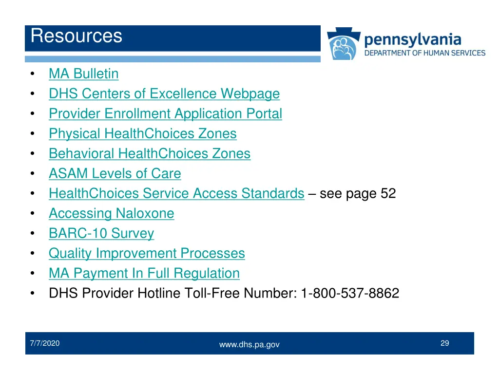 resources