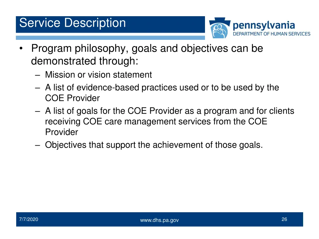 service description 13