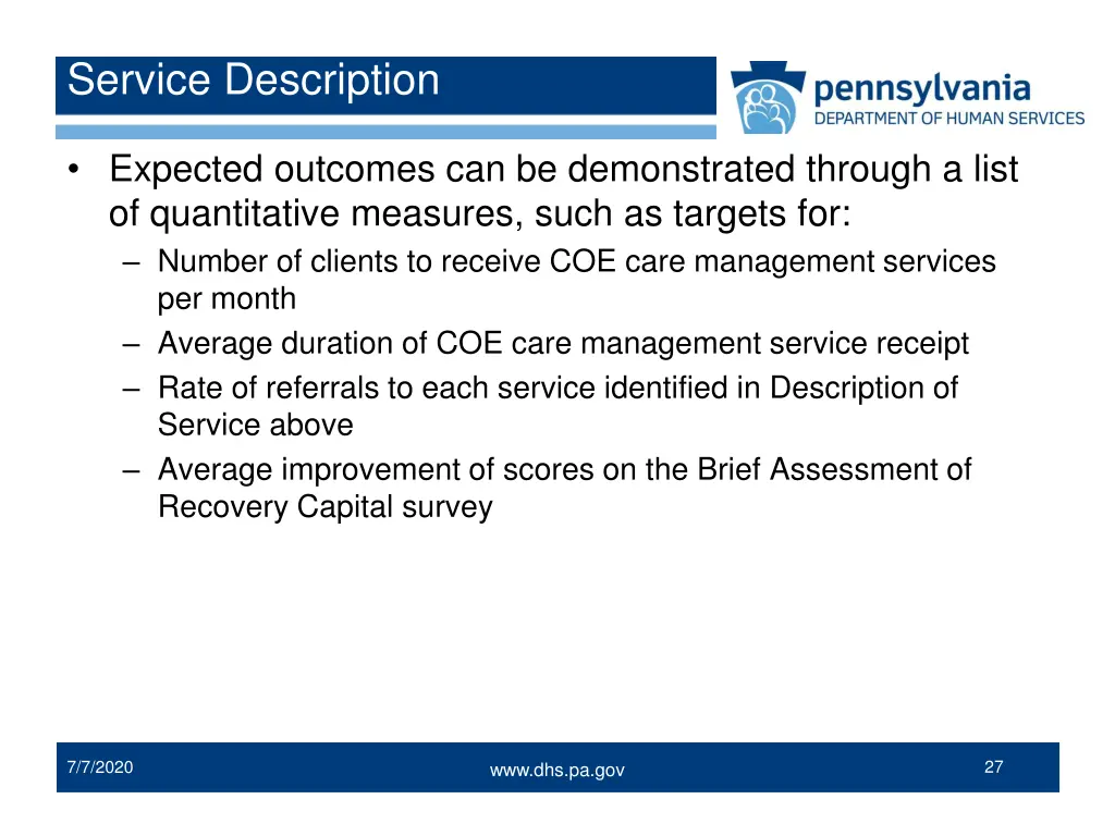 service description 14