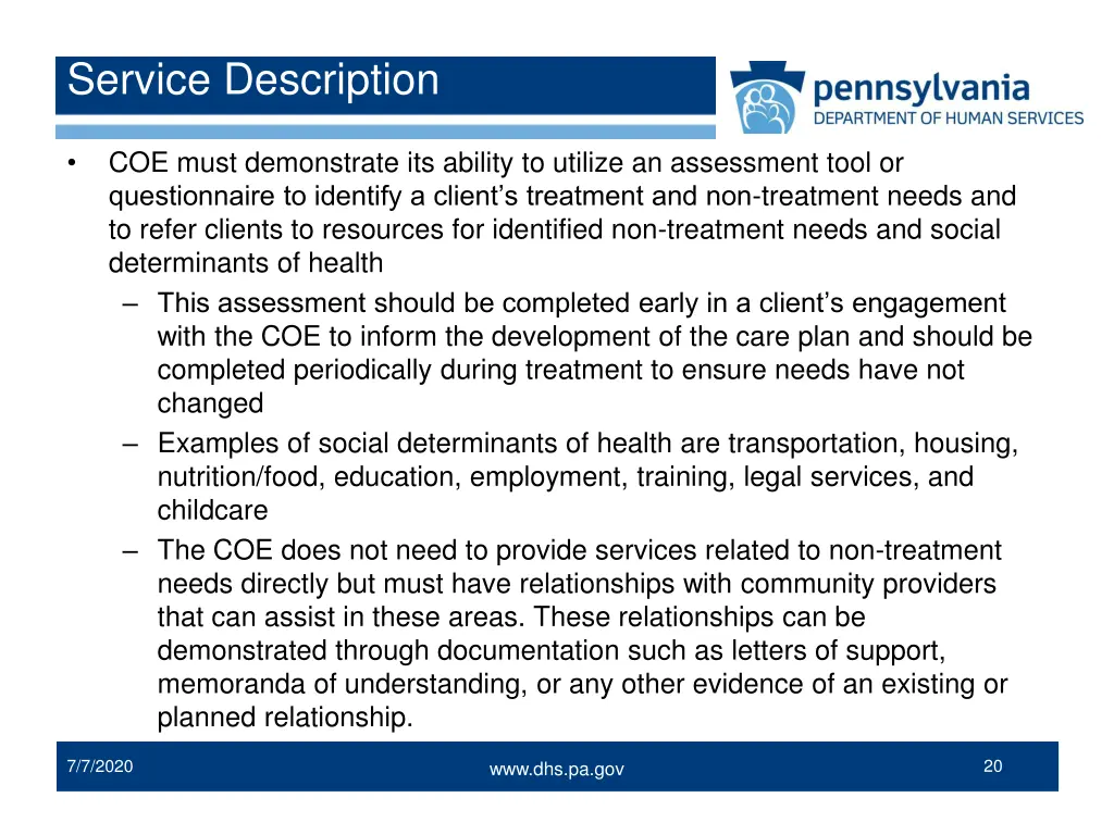 service description 7