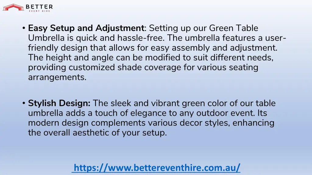 easy setup and adjustment setting up our green