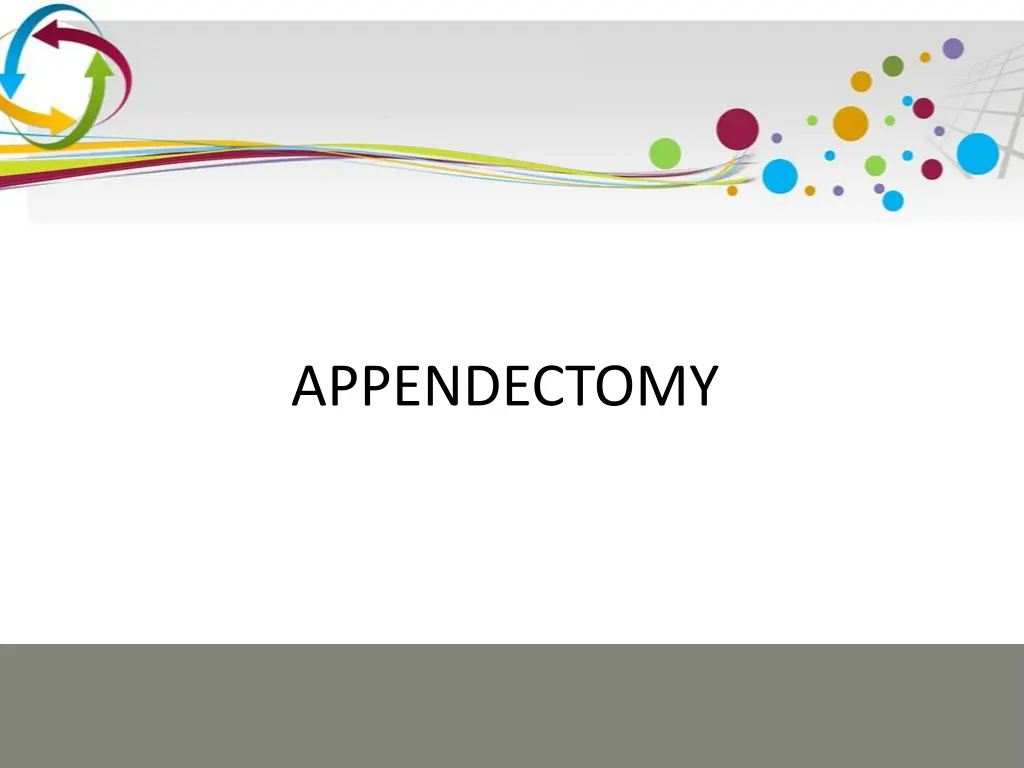 appendectomy