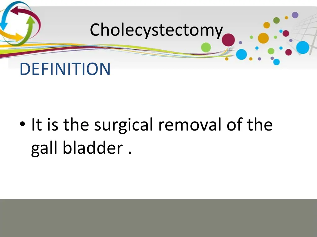 cholecystectomy 1