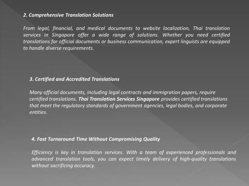 2 comprehensive translation solutions