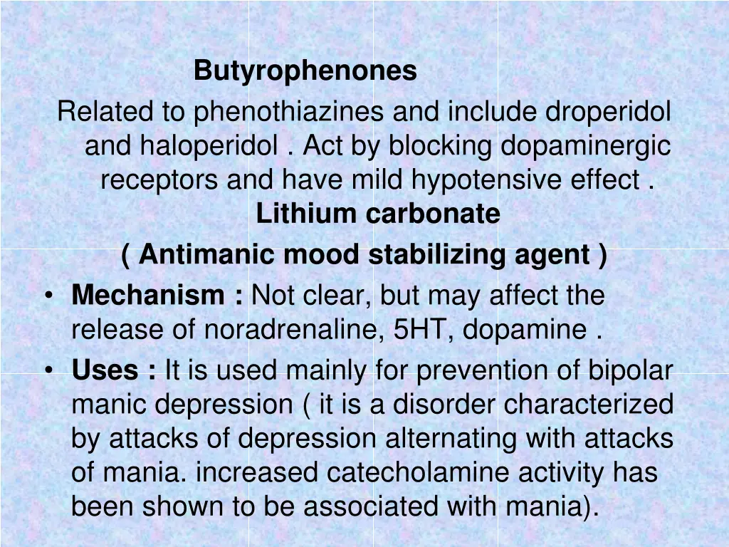 butyrophenones