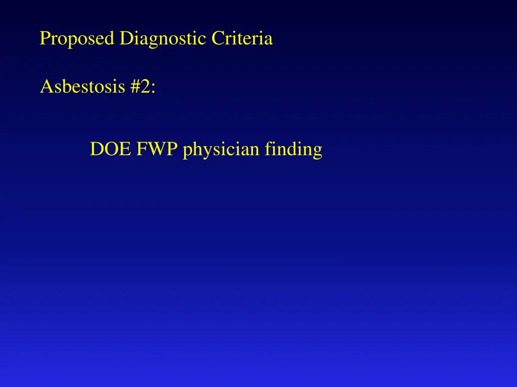 proposed diagnostic criteria 1