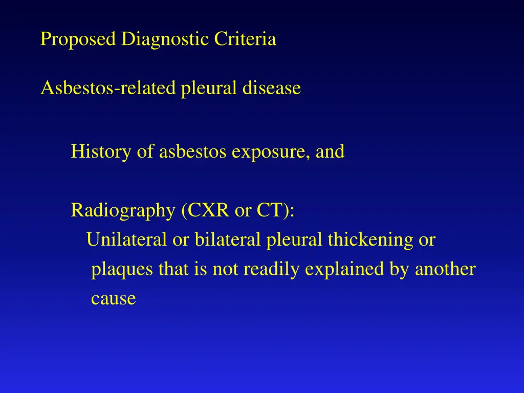 proposed diagnostic criteria 4