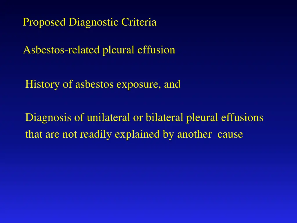 proposed diagnostic criteria 5