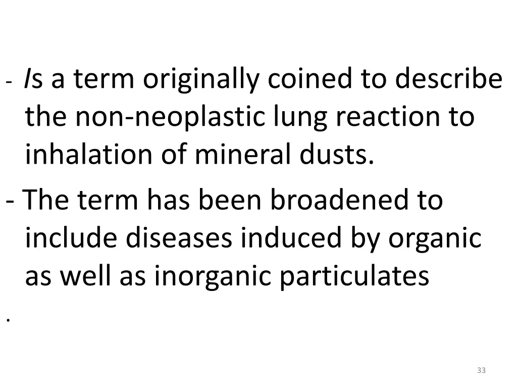 2 pneumoconioses