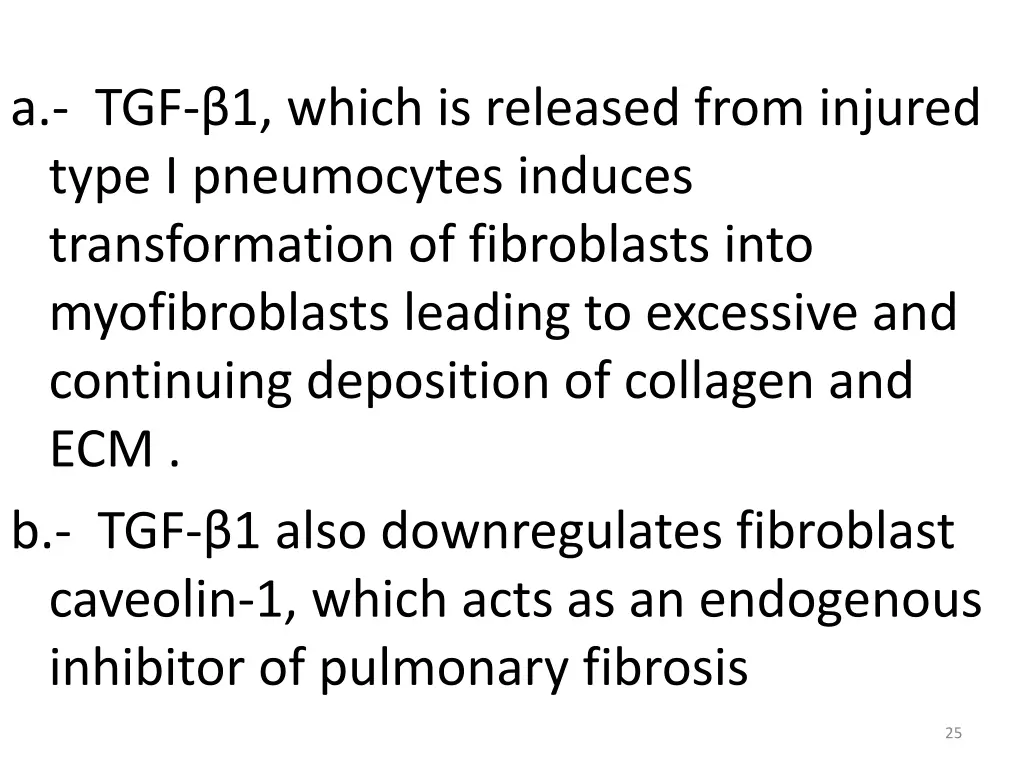 a tgf 1 which is released from injured type
