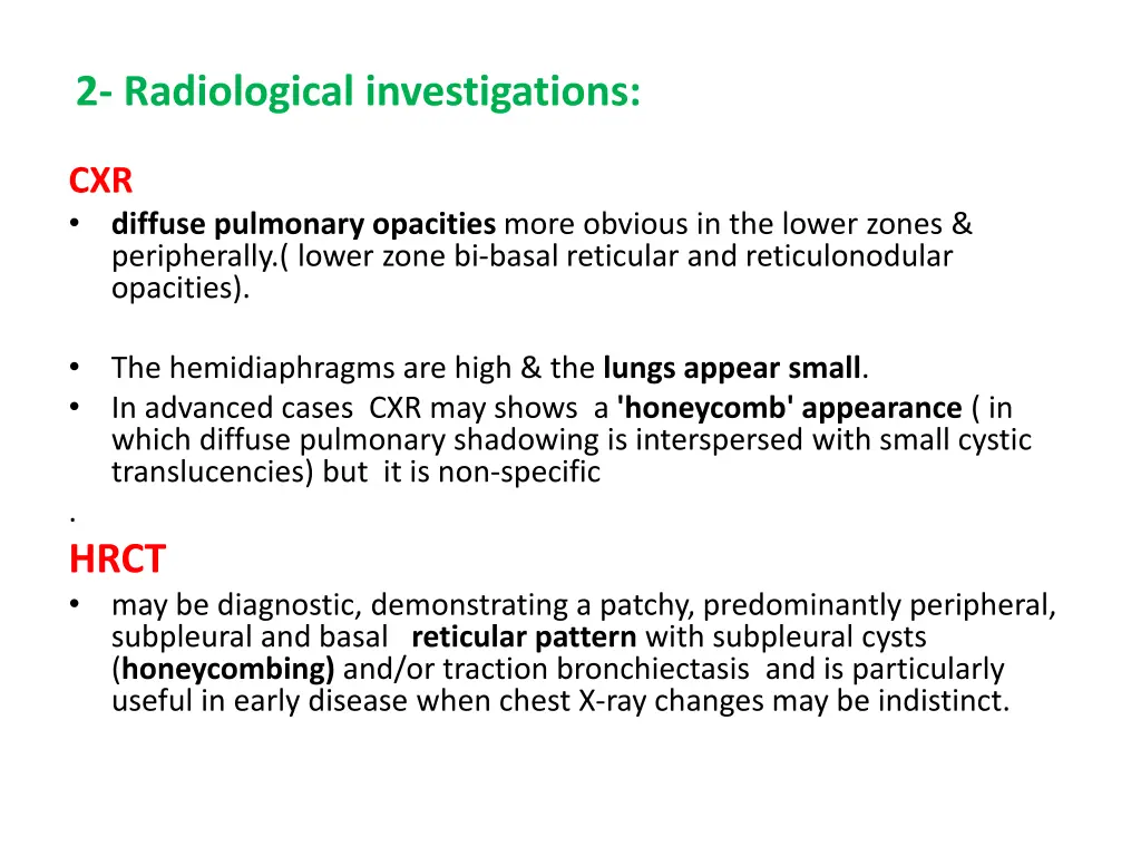 2 radiological investigations