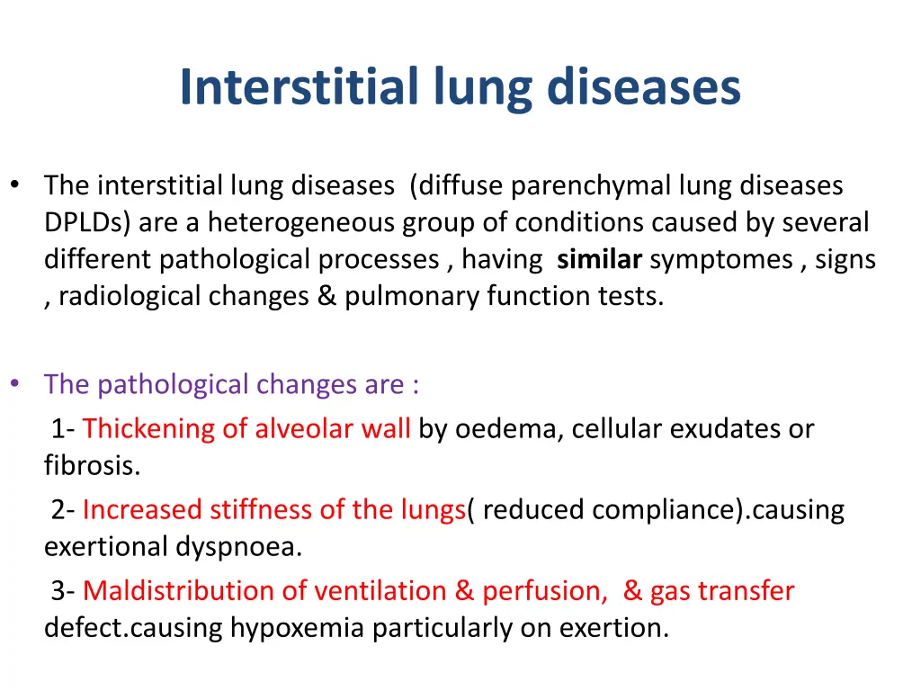 interstitial lung diseases