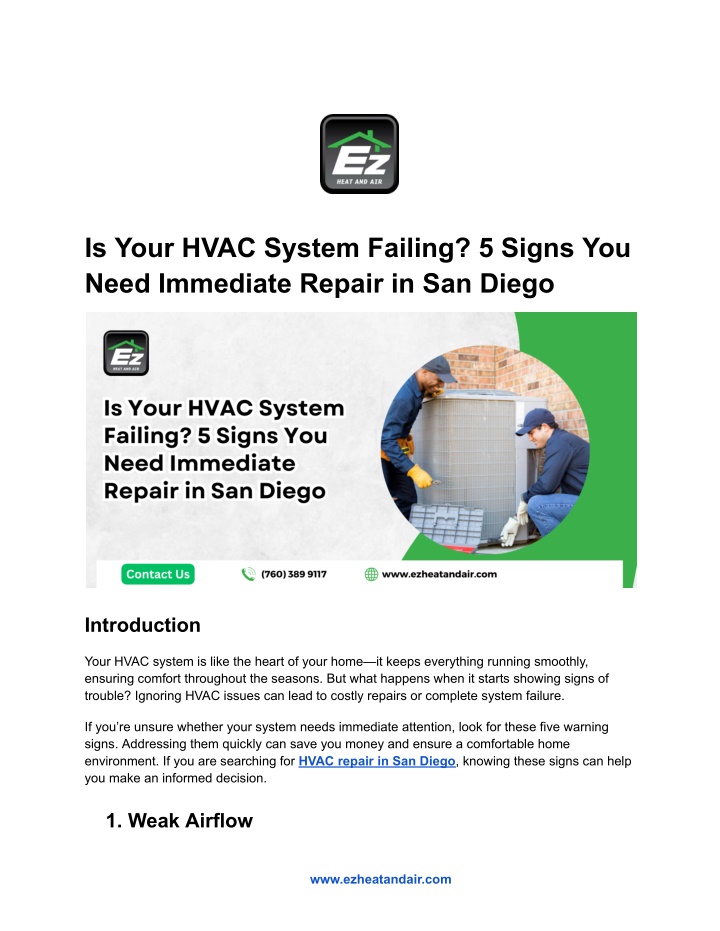 is your hvac system failing 5 signs you need