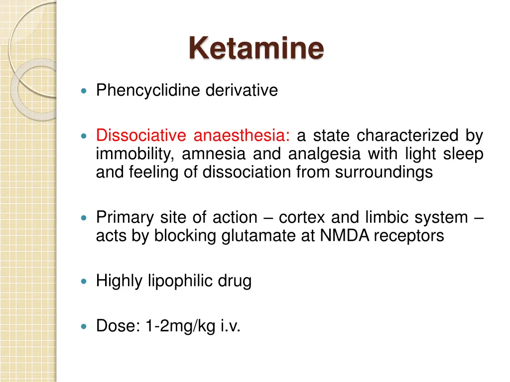 ketamine