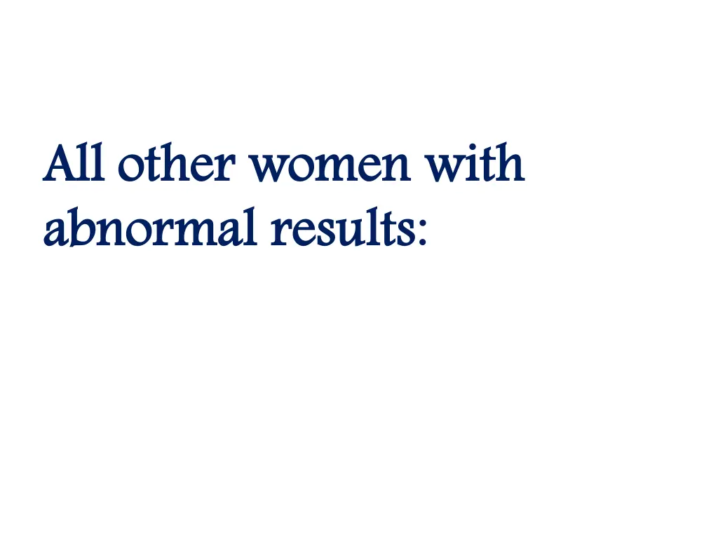 all other women with all other women with