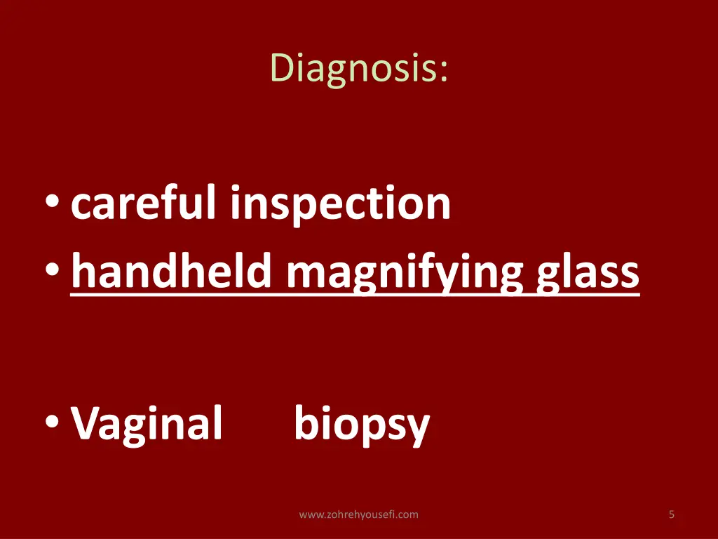diagnosis