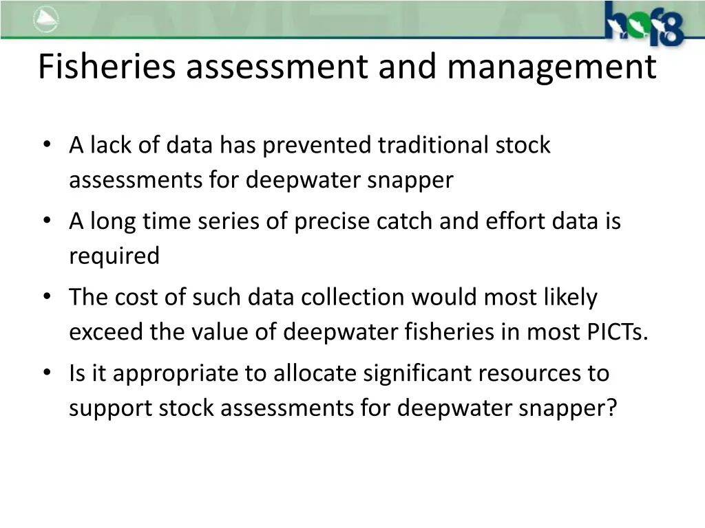fisheries assessment and management