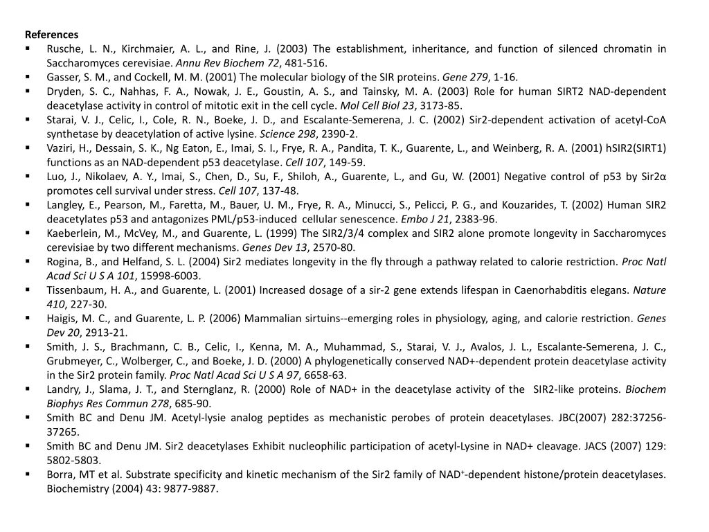 references rusche l n kirchmaier a l and rine