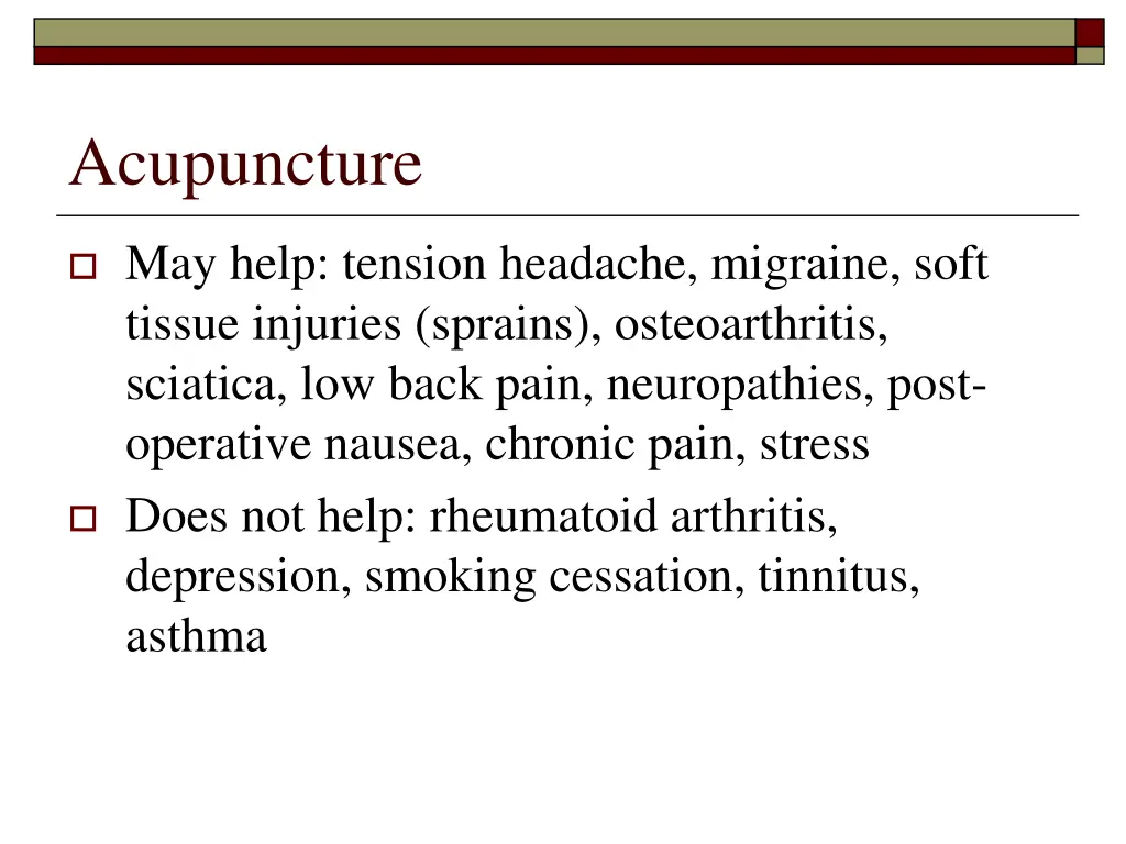 acupuncture