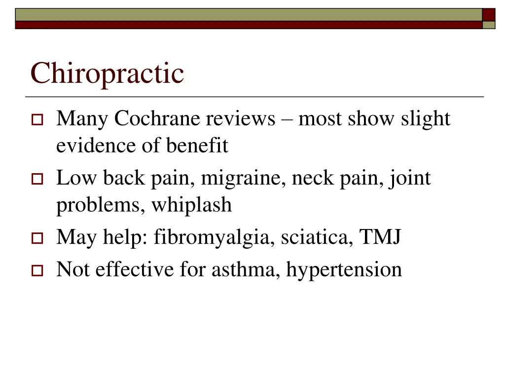chiropractic