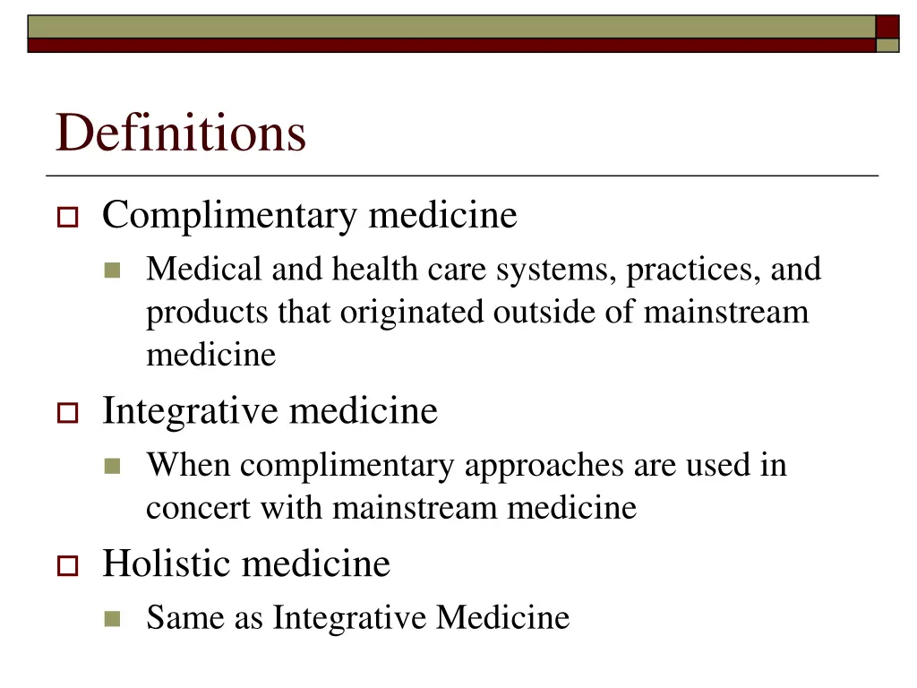definitions